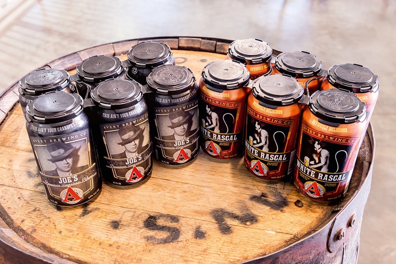 In the old brewery, Avery had only been filling four beers in cans. After the Krones can filler had been commissioned, it was possible for Avery to expand its range of canned beer by four brands.