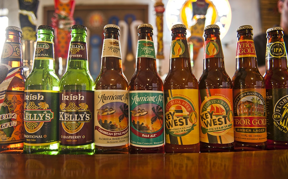Actualmente Florida Beer Company produce 18 cervezas diferentes.